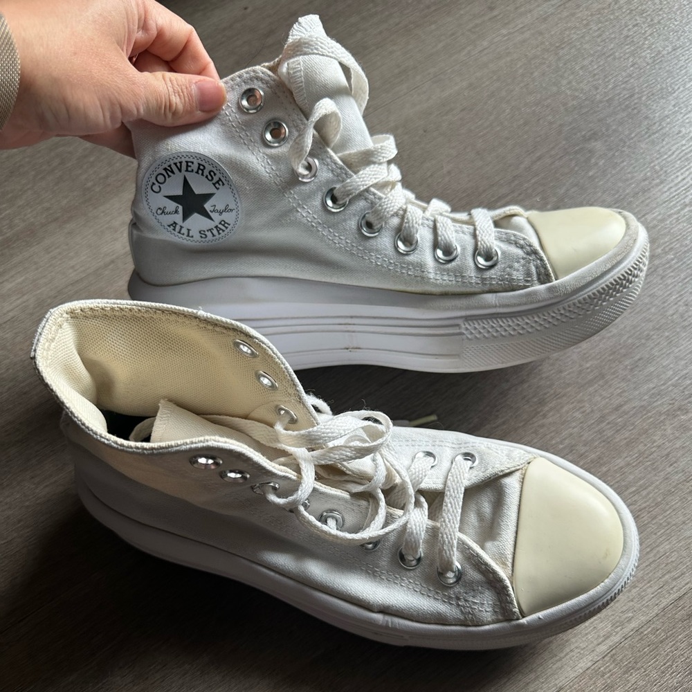 Converse high top platform 7